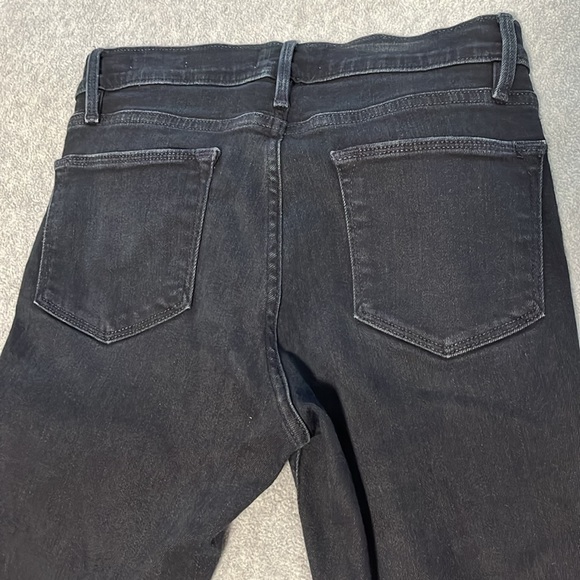 Frame Le High Skinny Jeans Womens Size 27 Black Preppy High Rise - Picture 7 of 10